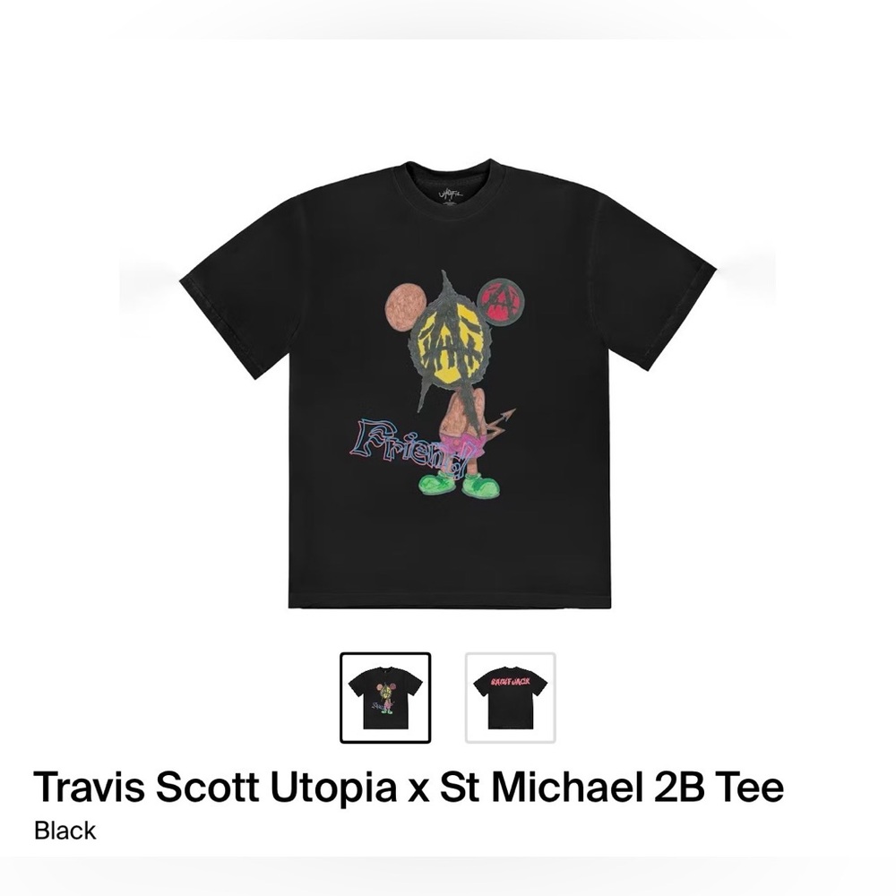 TRAVIS SCOTT UTOPIA X ST MICHAEL 2B Tee